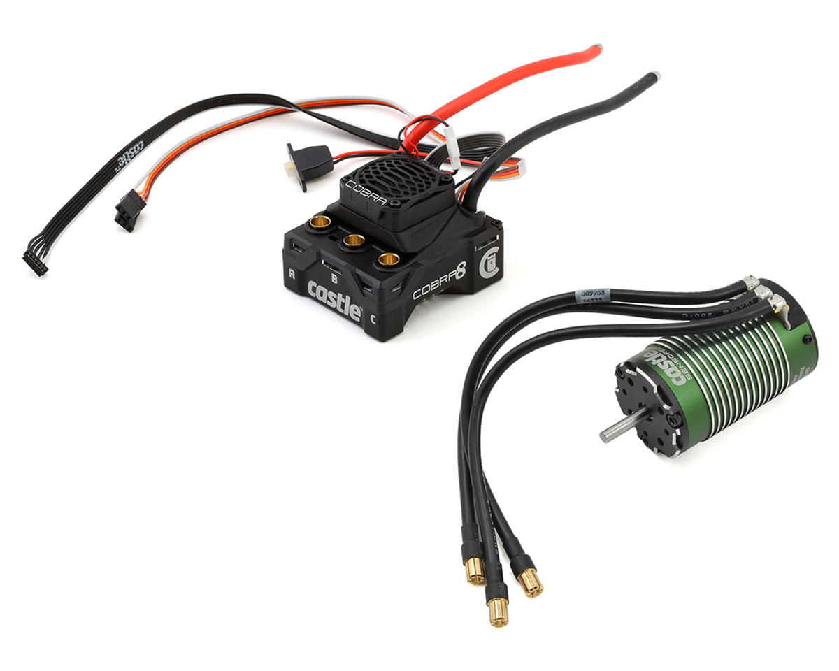 Castle Creations Cobra 8 6S 1/8 Scale Brushless Motor & ESC Combo (1800Kv) w/1512 Sensored Motor