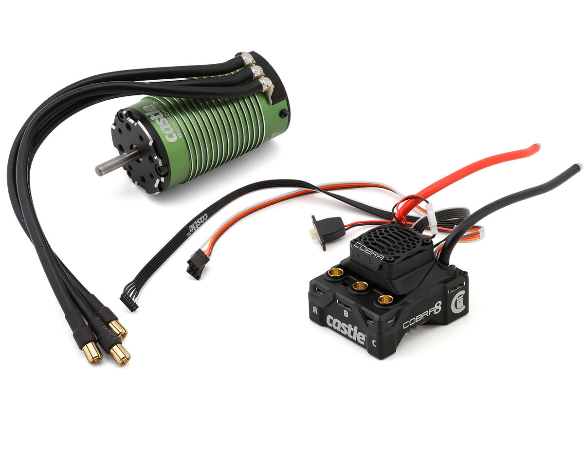 Castle Creations Cobra 8 6S 1/8 Scale Brushless Motor & ESC Combo (2650kV) w/1512 V2 Sensored Motor
