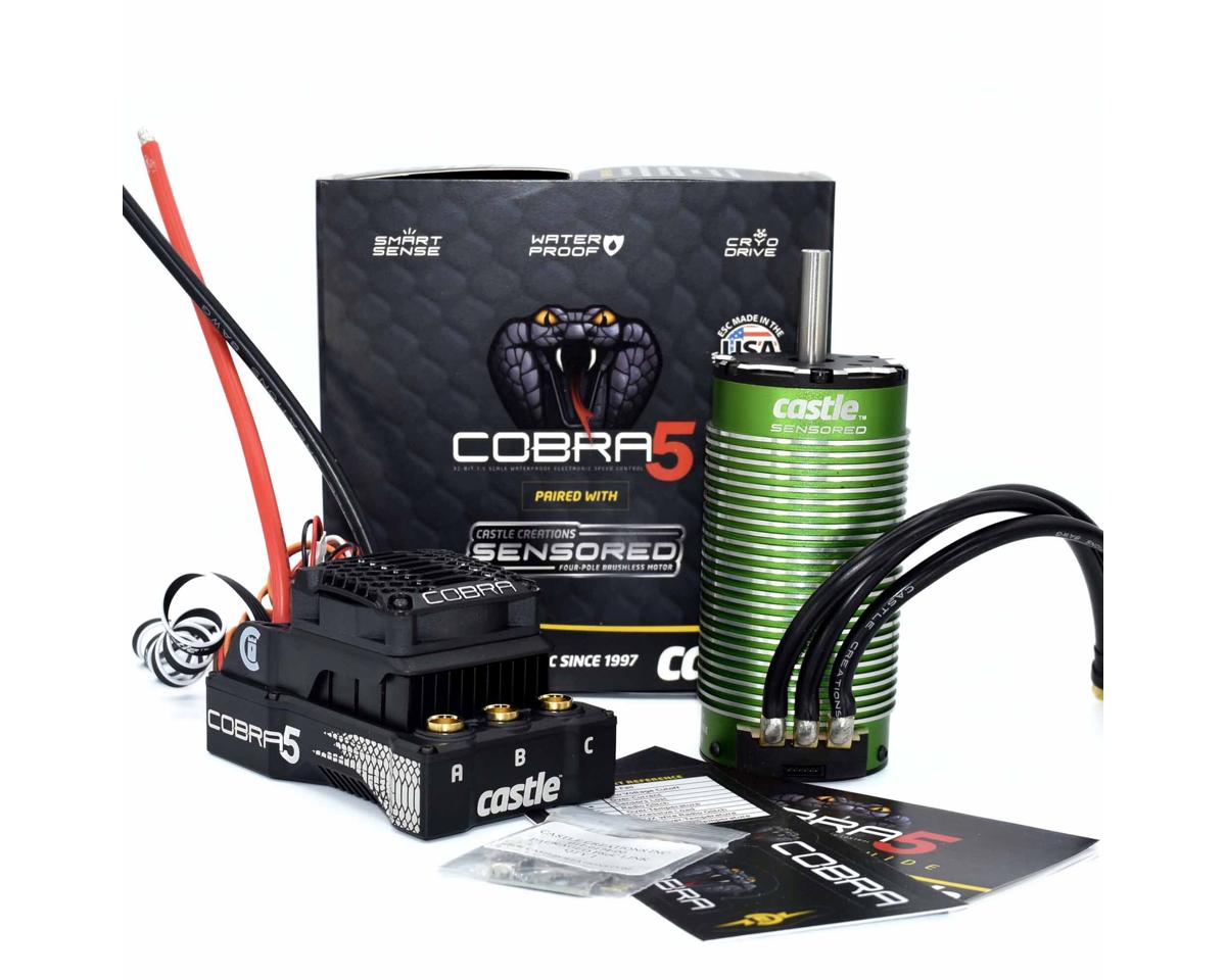 Castle Creations Cobra 5 8S 1/5 Sensored Brushless ESC/Motor Combo (1260Kv) w/1721 Motor
