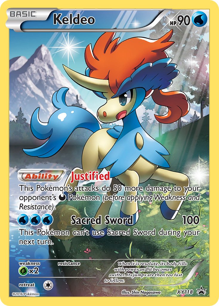 Keldeo - XY118 (XY:PR) Promo - Near Mint Holofoil