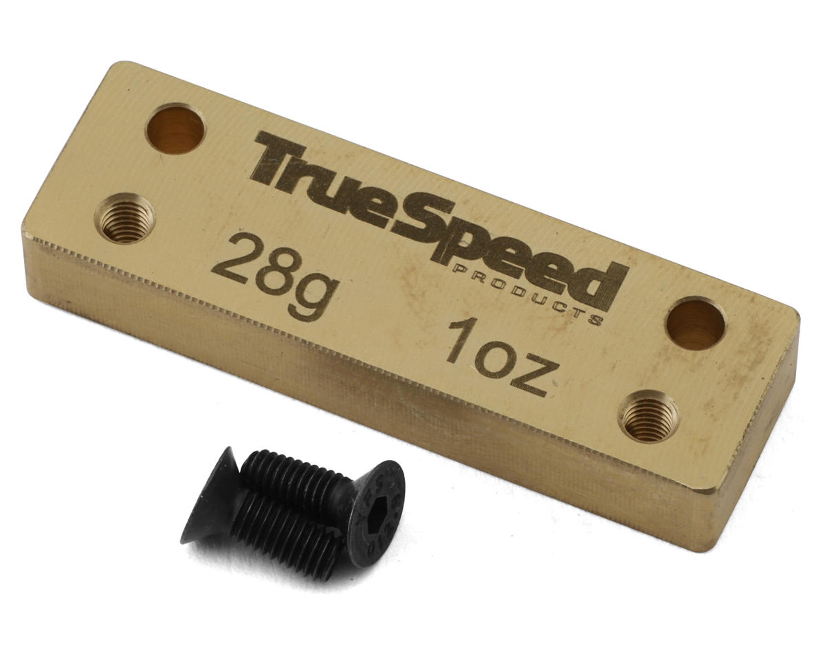 Custom Works Truespeed Brass Battery Mount Weight (28g)