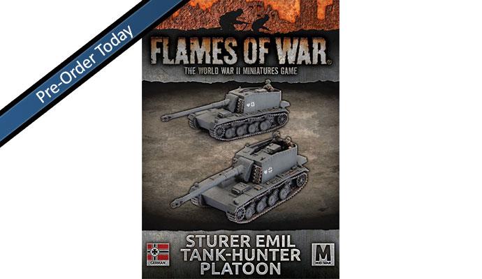 Flames of War: WWII: German (GBX191) - Sturer Emil Tank-hunter Platoon