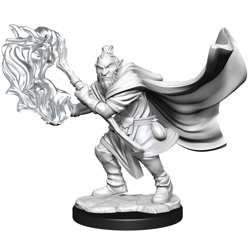Critical Role: Unpainted Miniatures - Hobgoblin Wizard and Druid Male