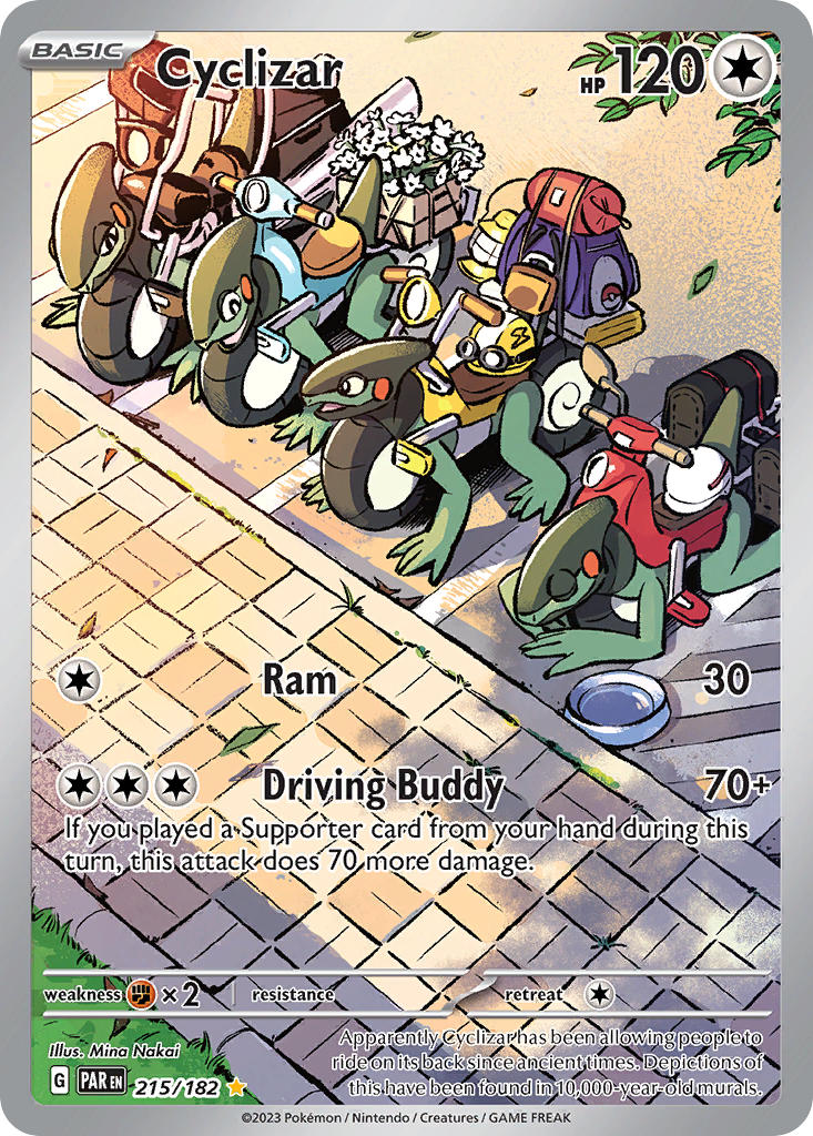 Cyclizar - 215/182 (PAR) Illustration Rare - Near Mint Holofoil
