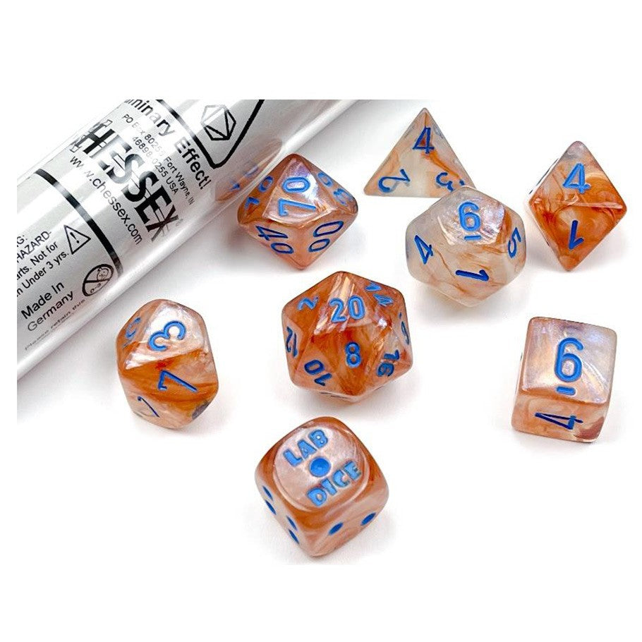 CHX30045: Borealis - Poly Set Rose Gold w/Light blue (Luminary) (7) (L