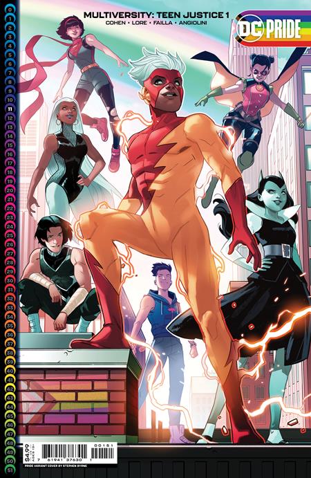 MULTIVERSITY TEEN JUSTICE #1 (OF 6) CVR C STEPHEN BYRNE PRIDE MONTH CA