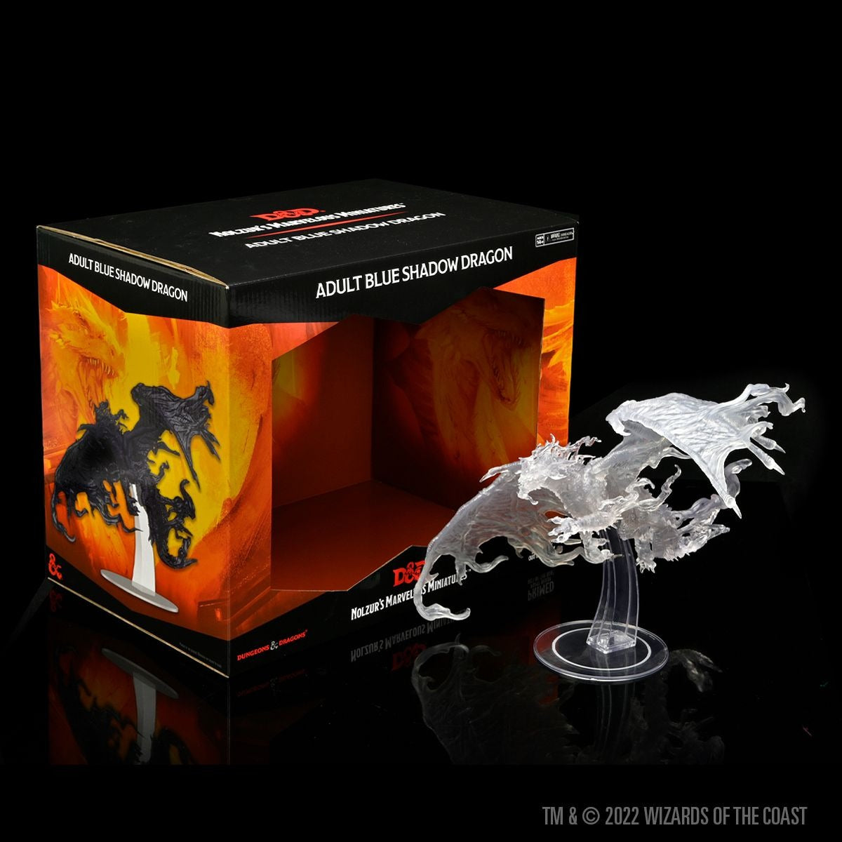 D&D: Nolzur's Marvelous Miniatures - Adult Blue Shadow Dragon (90605)