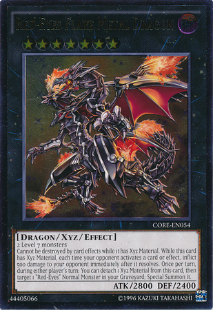 Red-Eyes Flare Metal Dragon (CORE-EN054) Ultimate Rare - Near Mint Unl