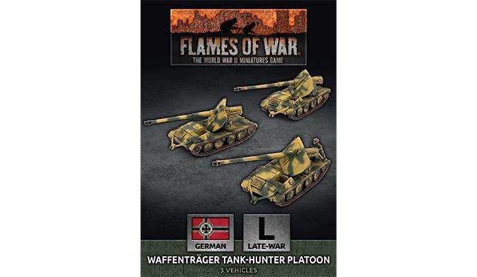 Flames of War: WWII: German (GBX193) - Waffentrager Tank-Hunter Platoo