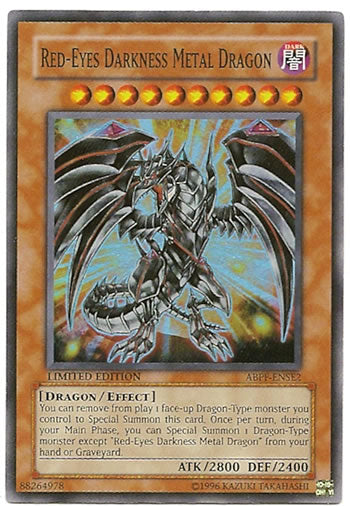 Red-Eyes Darkness Metal Dragon (ABPF-ENSE2) Super Rare - Near Mint Lim