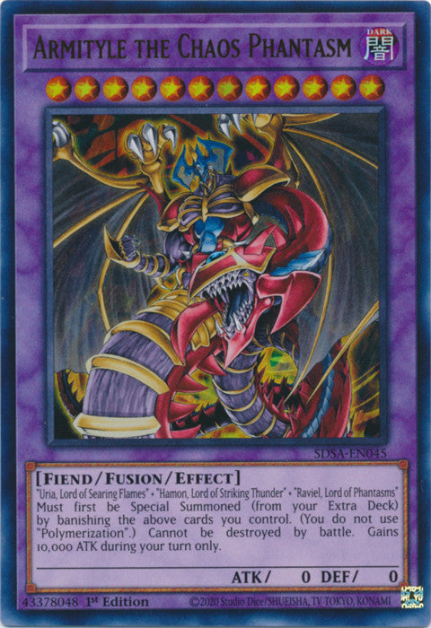 Armityle the Chaos Phantom (ANPR-EN091) Secret Rare - Near Mint 1st Ed