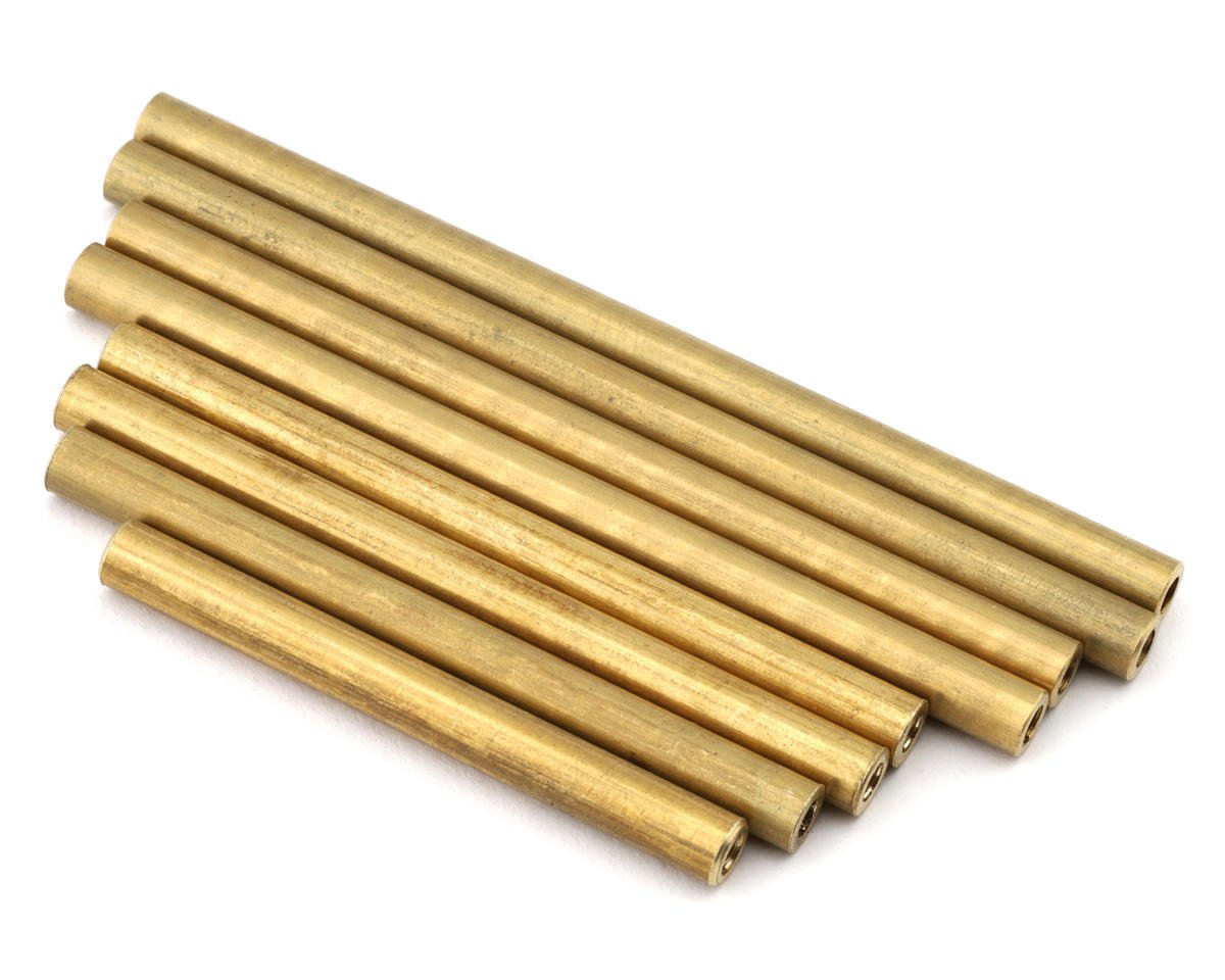D-Links SCX10II Brass Chubby Upper & Lower Suspension Links Kit (12.3"/313mm) (Panhard Setup)