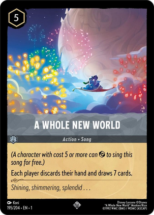 A Whole New World (The First Chapter 195/204) Super Rare - Near Mint C