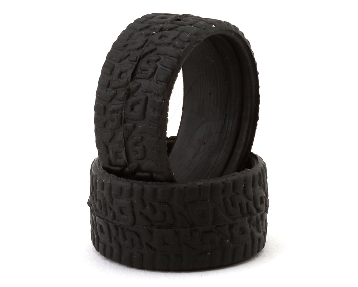 DS Racing 1/28 Rear Treaded Rubber Touring Tires (2) (Super Soft) (11mm Width)