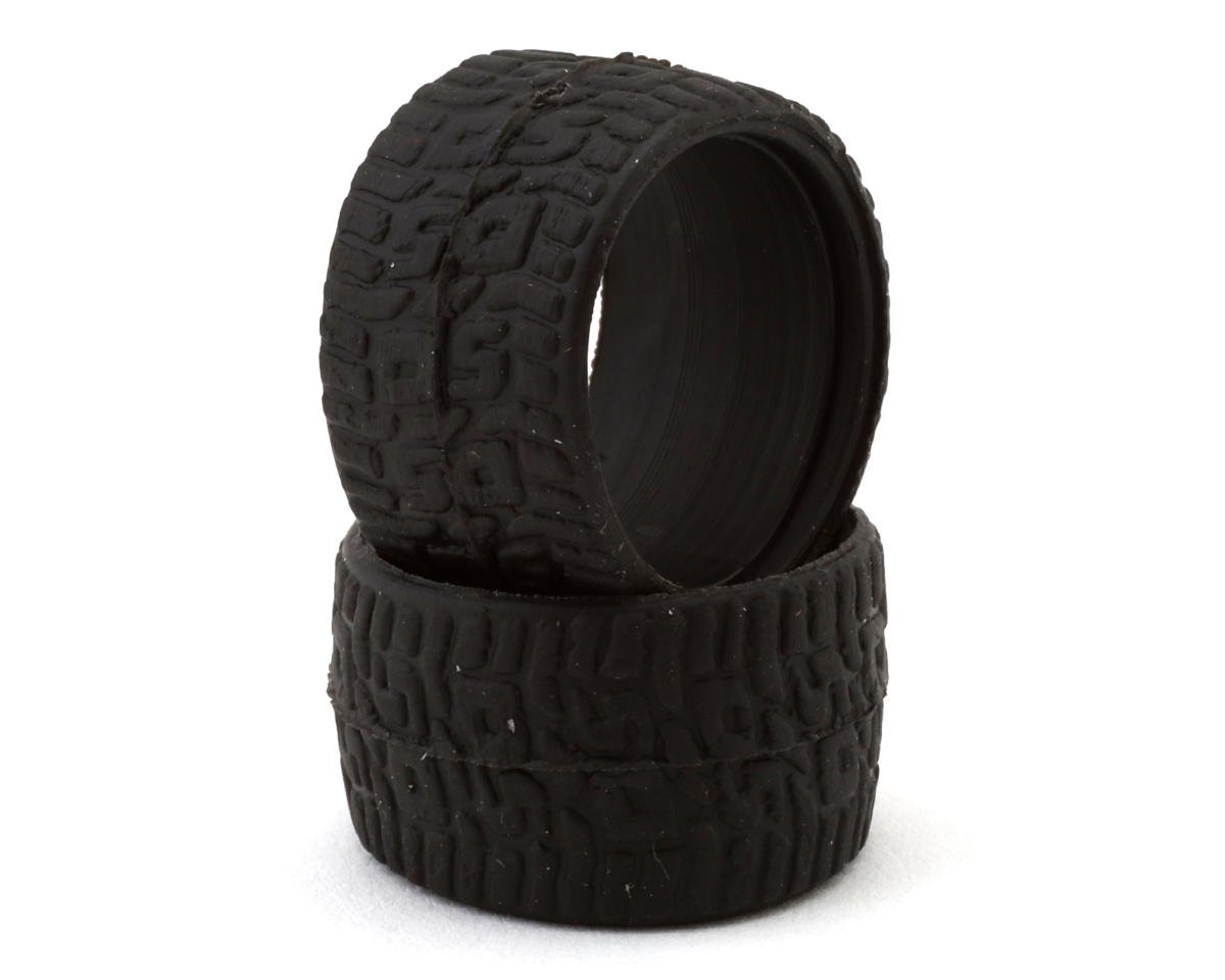 DS Racing 1/28 Rear Treaded Rubber Touring Tires (2) (Super Soft) (14mm Width)