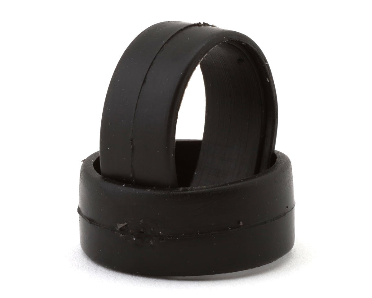 DS Racing 1/28 Front Slick Rubber Touring Tires (2) (Medium Soft) (8.5mm Width)