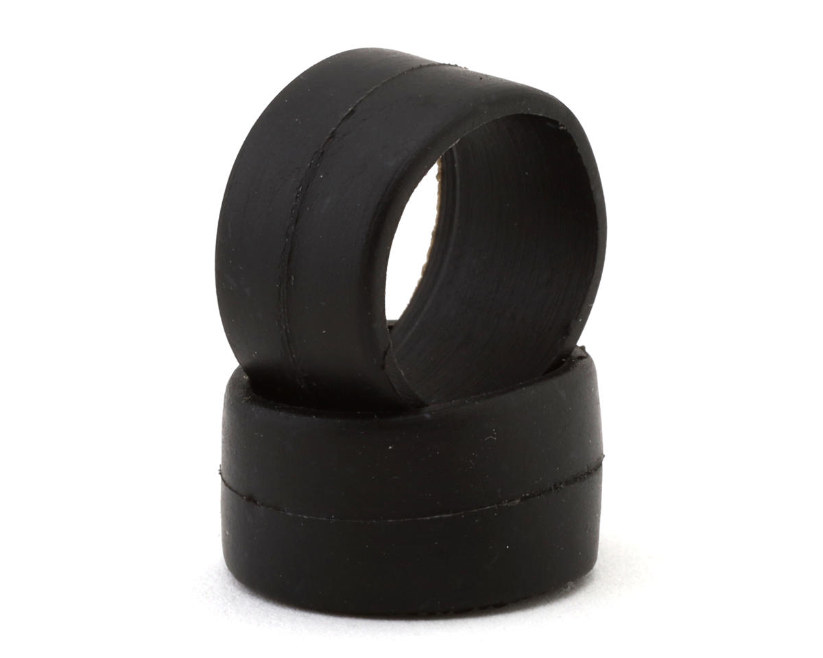 DS Racing 1/28 Front Slick Rubber Touring Tires (2) (Medium Hard) (8.5mm Width)