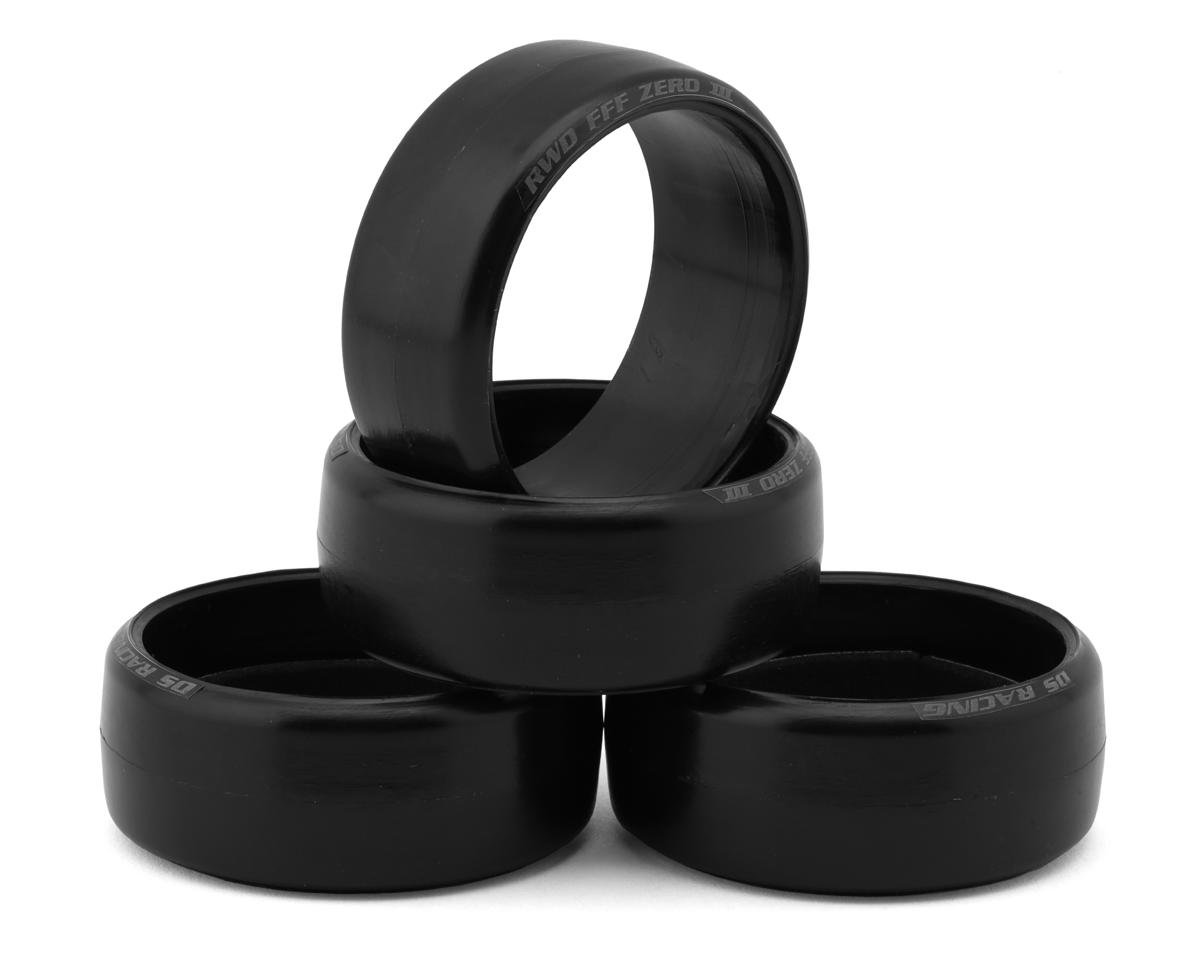 DS Racing 1/10 RWD Competition II Slick Drift Tires (4) (FFF Zero Mark III)