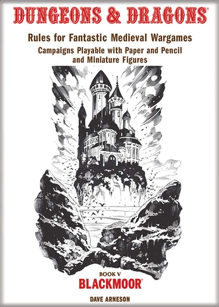 Dungeons & Dragons Book Cover Series 1 Magnet - Rule Book V Blackmoor