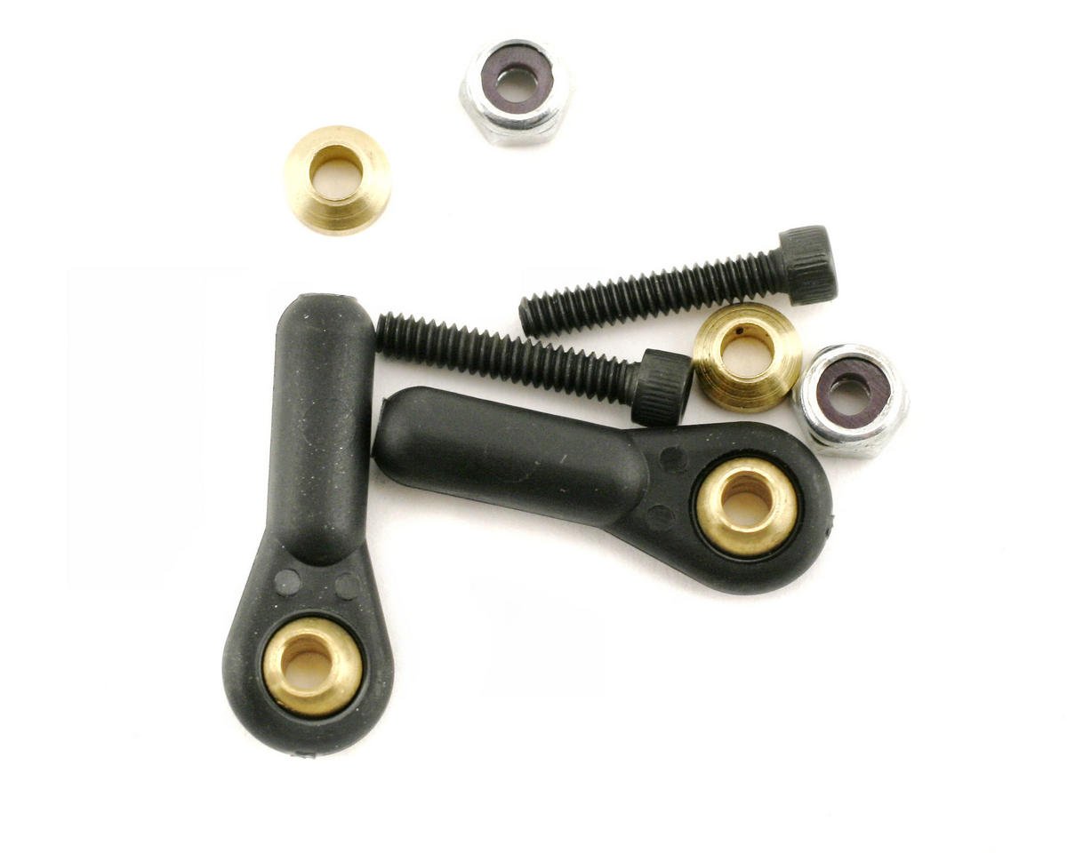 DuBro 4-40 Heavy Duty Ball Link (Black) (2)