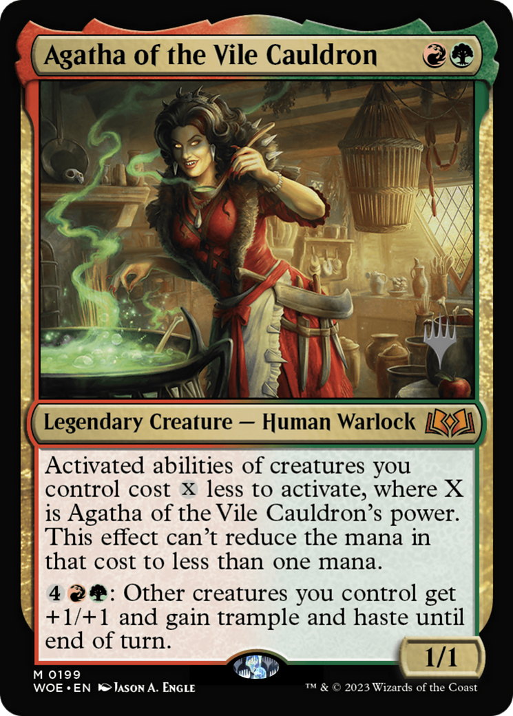 Agatha of the Vile Cauldron [#0199] (WOE-M-PP-FOIL)