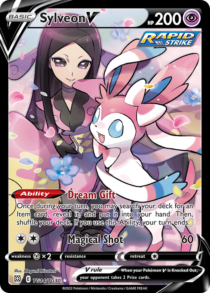 Sylveon V - TG14/TG30 (SWSH09:TG) Ultra Rare - Near Mint Holofoil