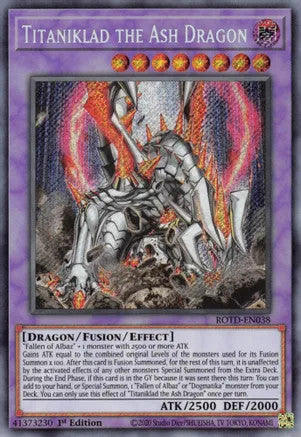 Titaniklad The Ash Dragon (ROTD-EN038)