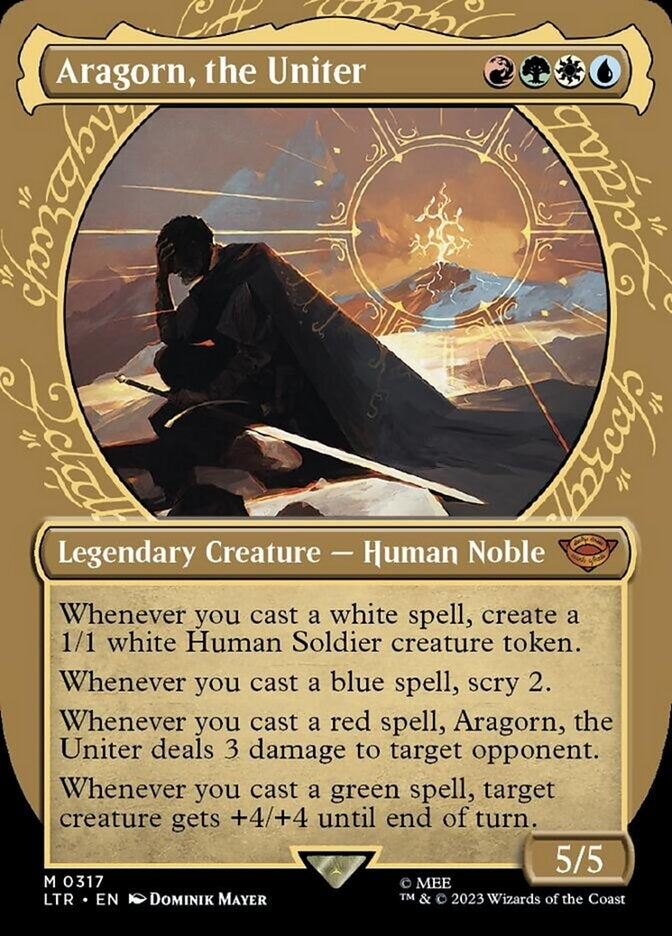 Aragorn, the Uniter [#0317 Showcase] (LTR-M)
