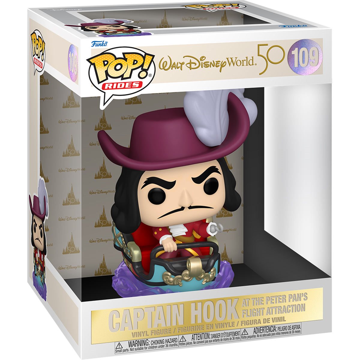 POP Figure Rides: Disney World 50th Anniversary #0109 - Captain Hook o