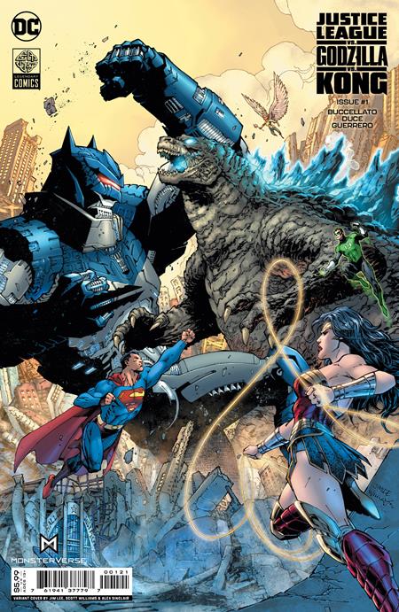 JUSTICE LEAGUE VS GODZILLA VS KONG #1 (OF 7) CVR B JIM LEE & SCOTT WIL