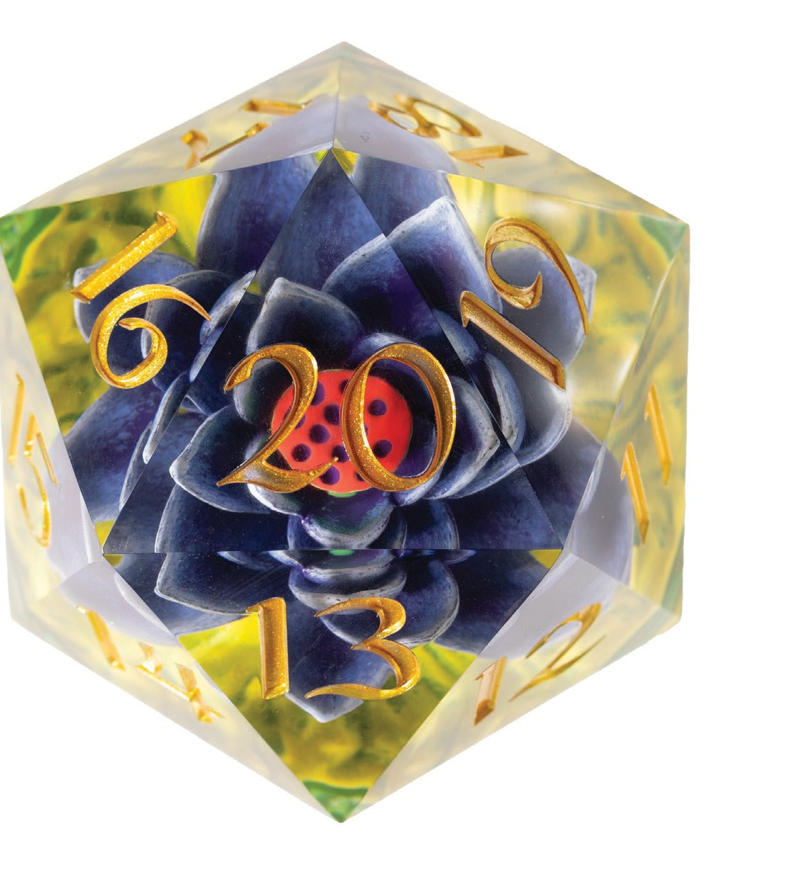 Sirius Dice: 54mm d20 - Black Lotus Spindown