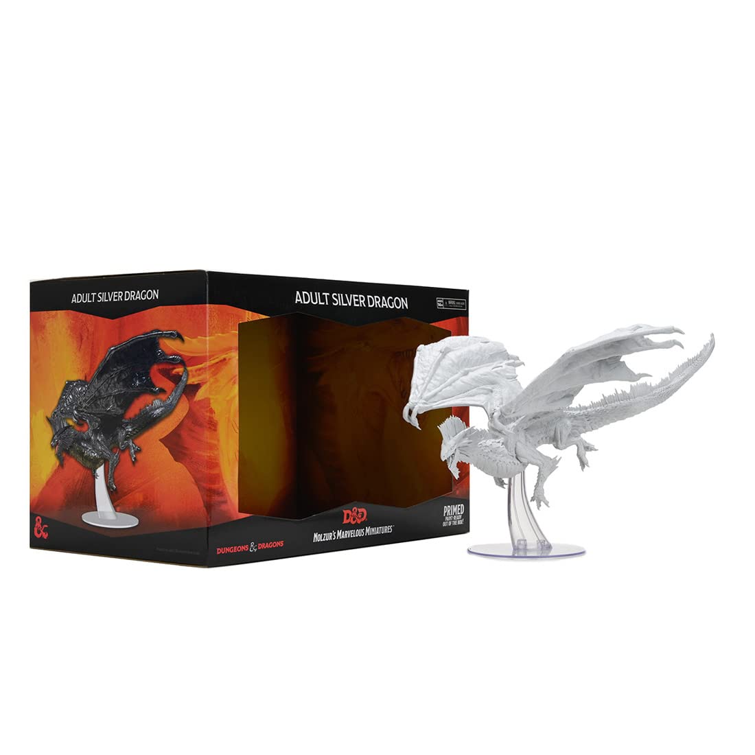 D&D: Nolzur's Marvelous Miniatures - Adult Silver Dragon (90566)