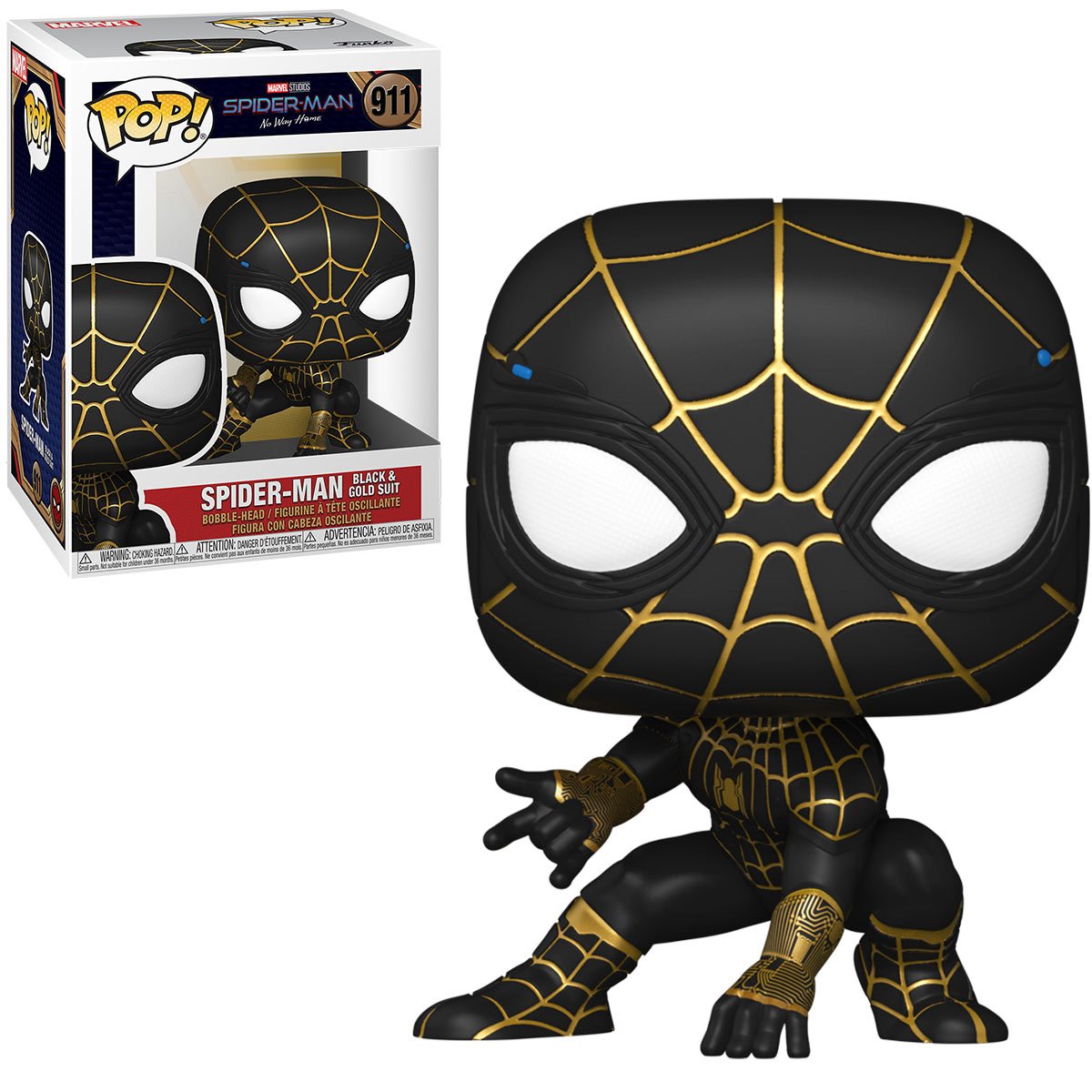 POP Figure: Marvel Spider-Man No Way Home #0911 - Spider-Man (Black &