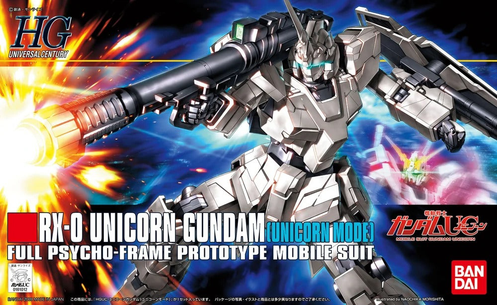 1/144 (HG-UC): Gundam Unicorn - #101 RX-0 Unicorn Gundam (Unicorn Mode