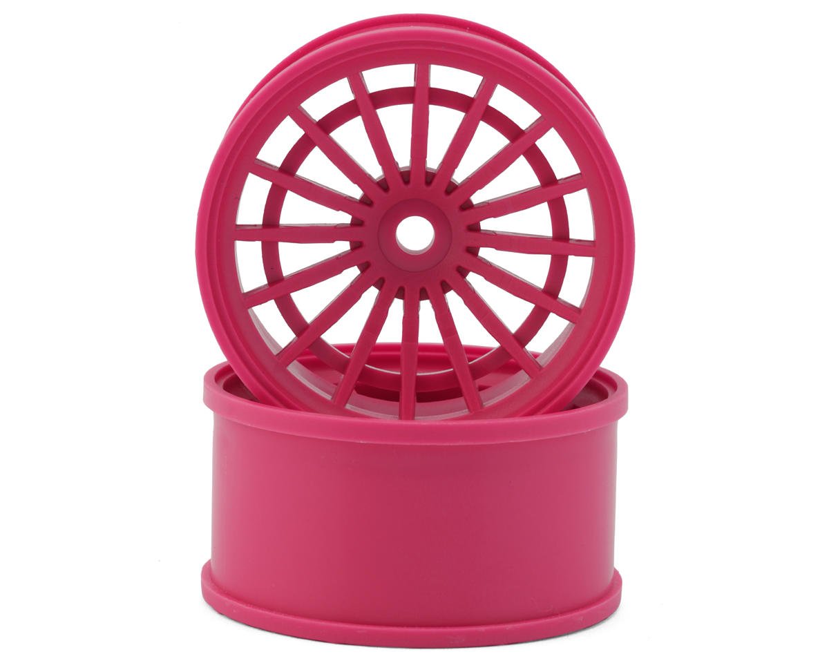 Eastbay Sliders JT18 1/10 Drift Wheels (Magenta) (2) (6mm Offset) w/12mm Hex