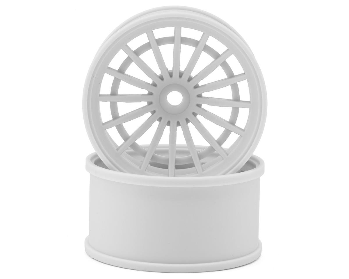 Eastbay Sliders JT18 1/10 Drift Wheels (White) (2) (6mm Offset) w/12mm Hex