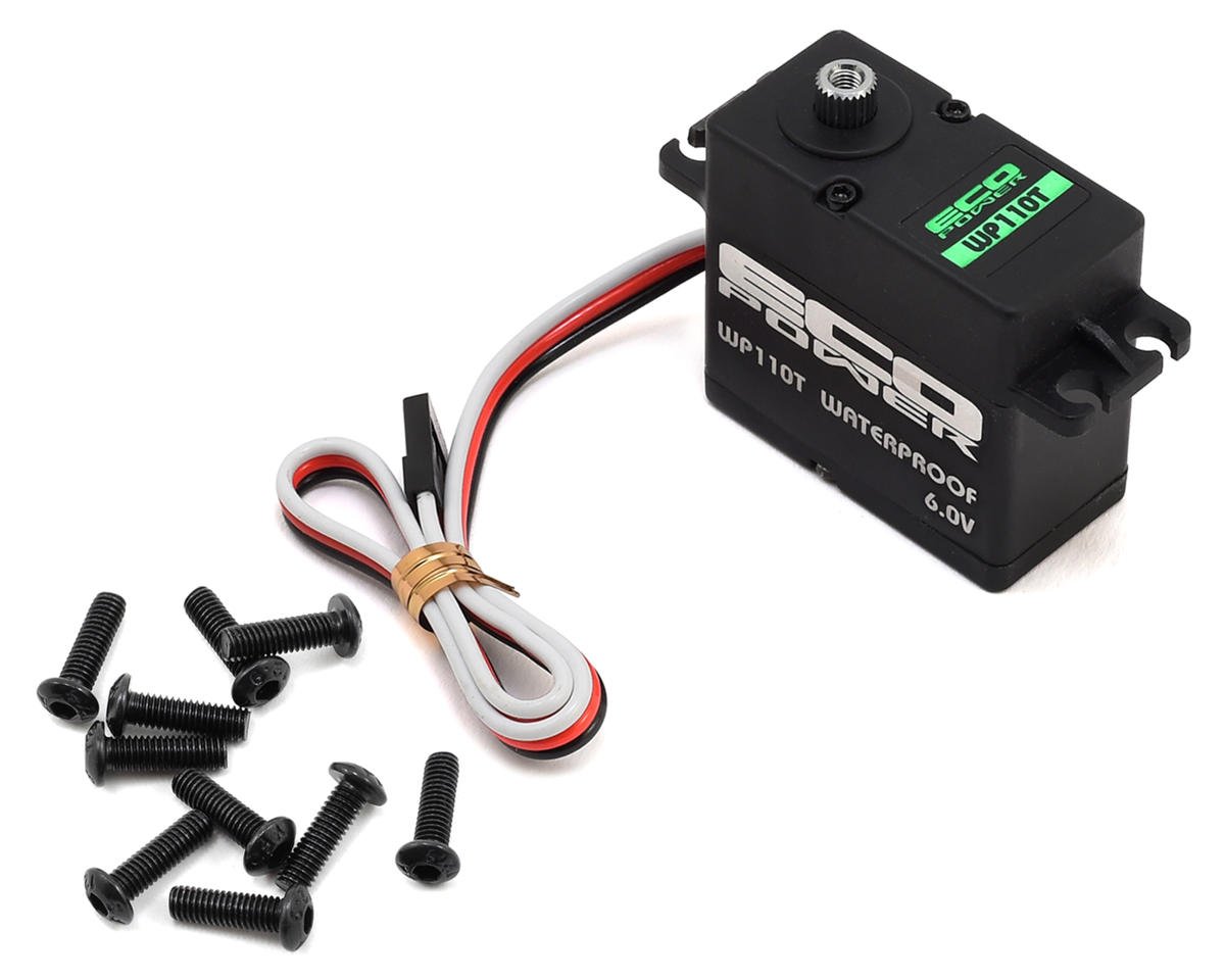 EcoPower WP110T Cored Waterproof High Torque Metal Gear Digital Servo (Tamiya) w/Free 10mm Screws