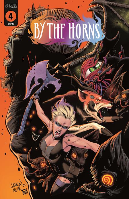 BY THE HORNS #4 (OF 7) CVR A JASON MUHR (MR)