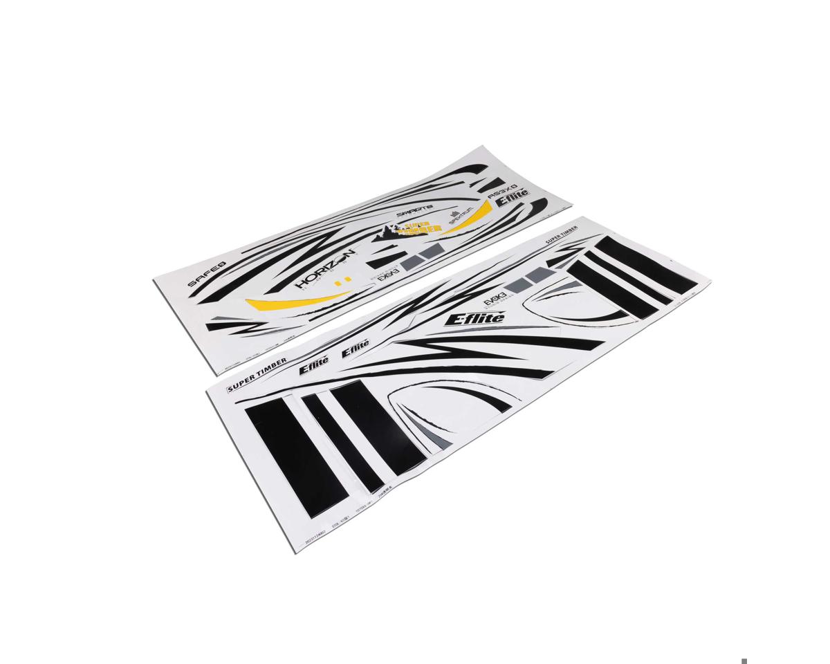 E-flite Decal Sheet; Super Timber 1.7m