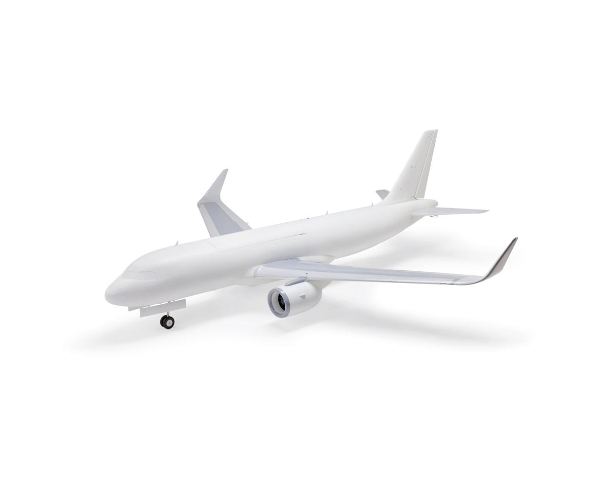 E-flite Airbus A320neo Twin 64mm EDF BNF Basic Electric Jet Airplane (1521mm) (Base White) w/AS3X+ & SAFE Select
