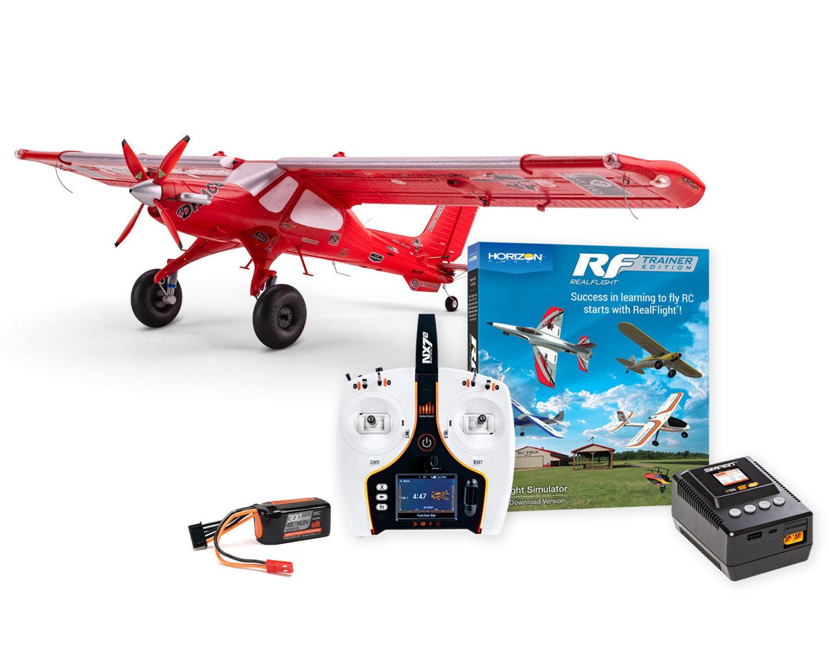 E-flite Micro DRACO Bind-N-Fly Basic Electric Airplane Ultimate Combo (800mm)