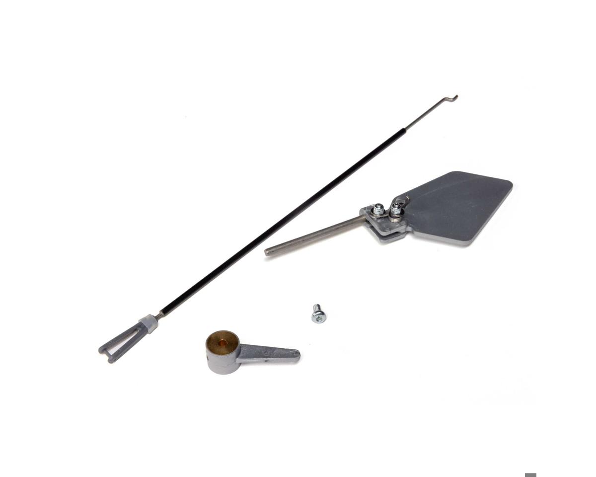 E-flite Water Rudder with Pushrod, Silver, 39.5" Floats