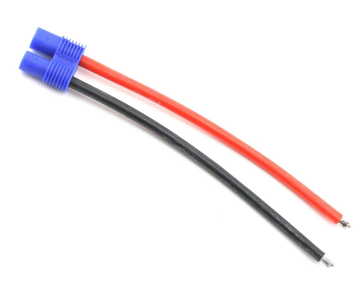 E-flite EC3 Battery Connector w/4" Wire (13GA)