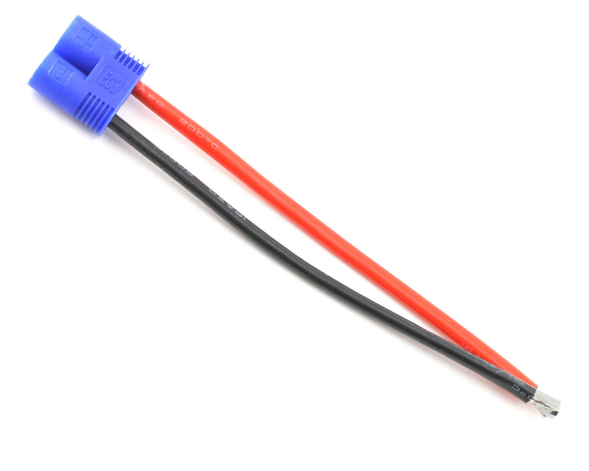 E-flite EC3 Device Connector w/4" Wire (16GA)