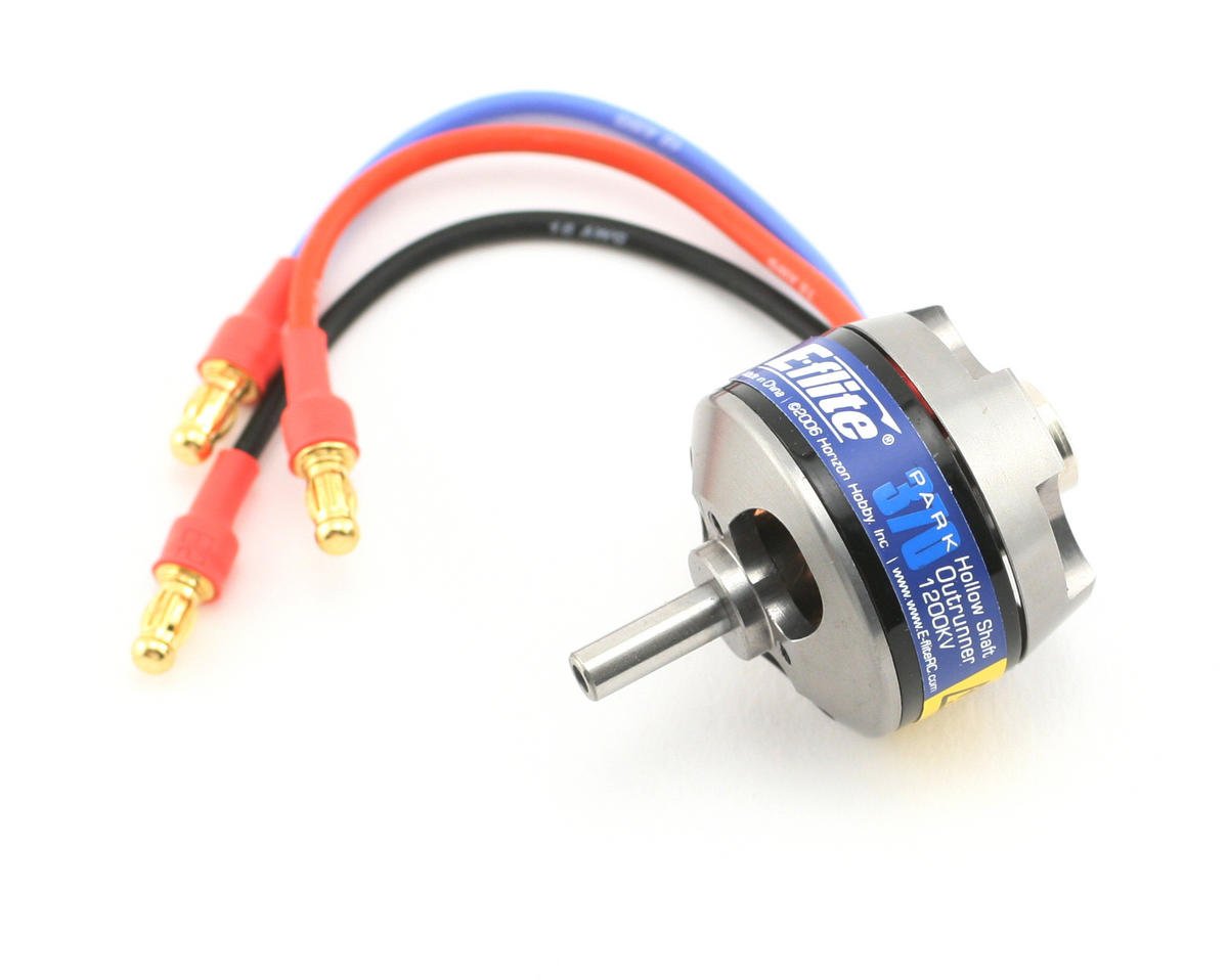 E-flite Park 370 BL Outrunner (1200kV) w/4mm Hollow Shaft