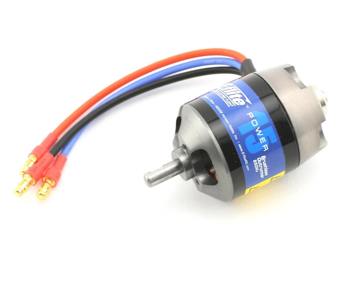 E-flite Power 15 Brushless Outrunner Motor, 950Kv: 3.5mm Bullet