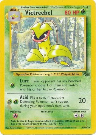 Victreebel - 30/64 (JU) Rare - Near Mint Unlimited