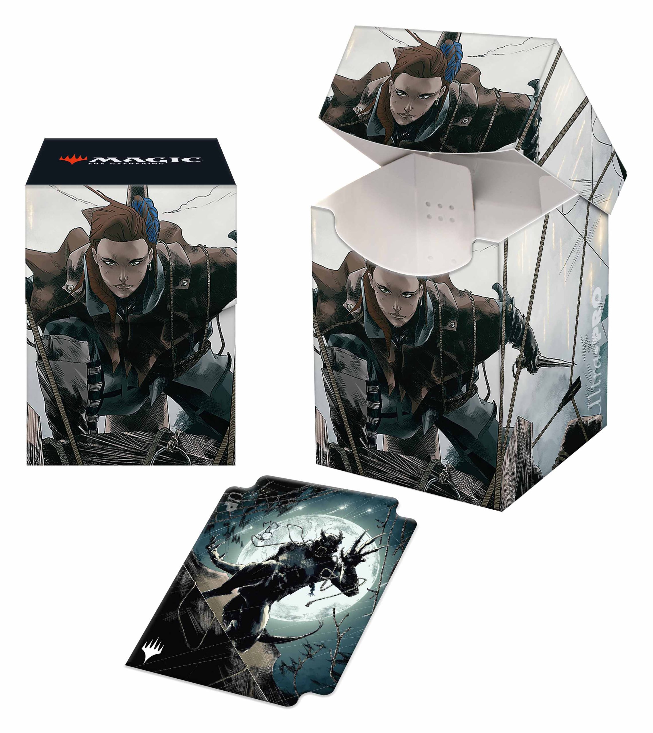 Ultra-PRO: PRO 100+ Deck Box - MTG: Innistrad: Midnight Hunt - V2 Susp