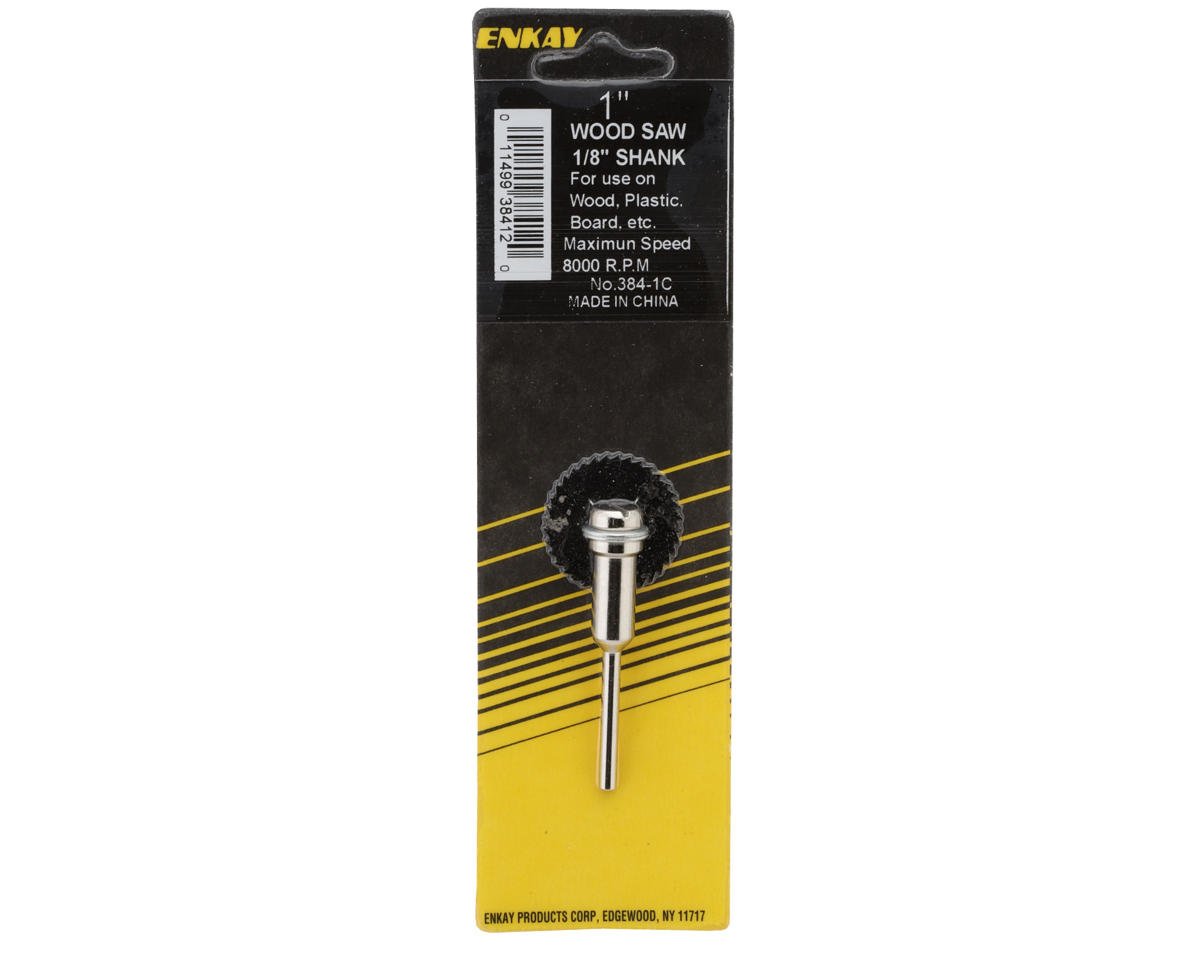 Enkay Wood Saw Blade (1") (1/8" Shank) w/Mandrel