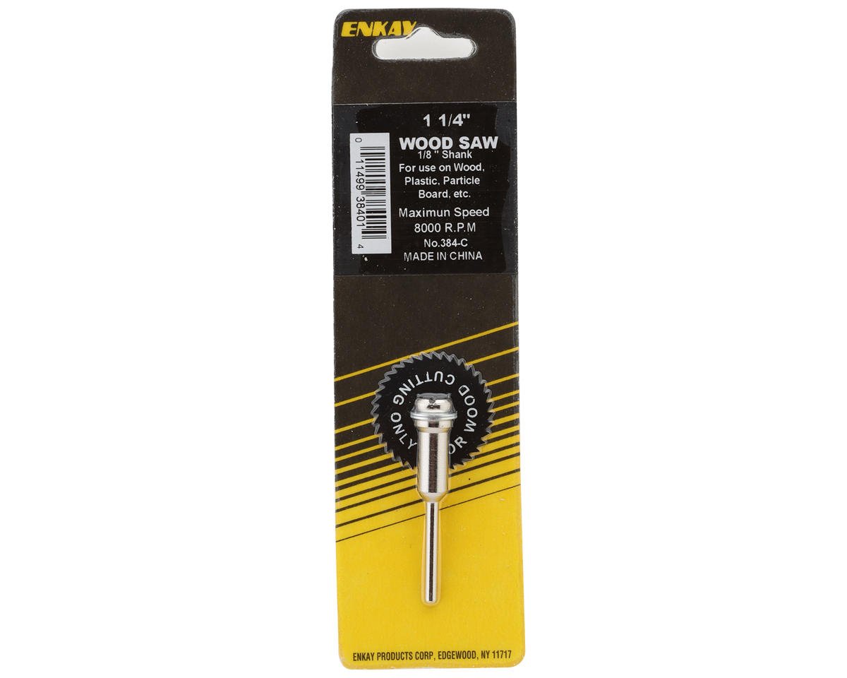 Enkay 1.25" Wood Saw (1) (1/8" Shank)